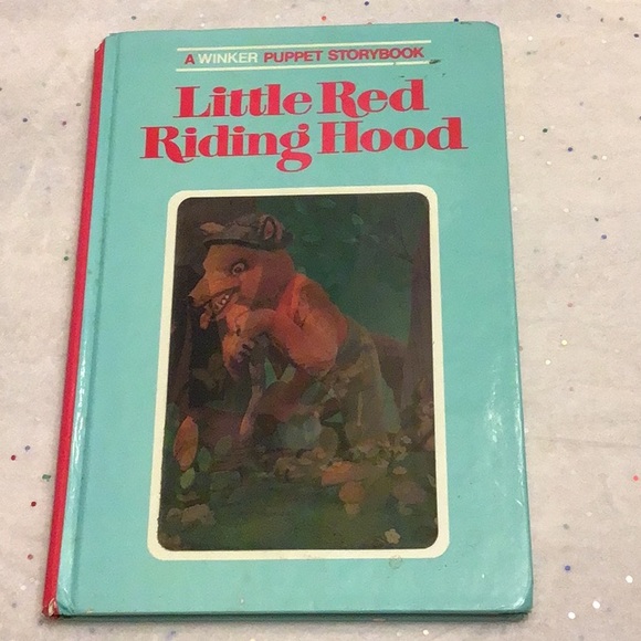 COPY - Little Red Riding Hood antique 3D hardcover board book Grossett & Dunlap - Picture 1 of 14
